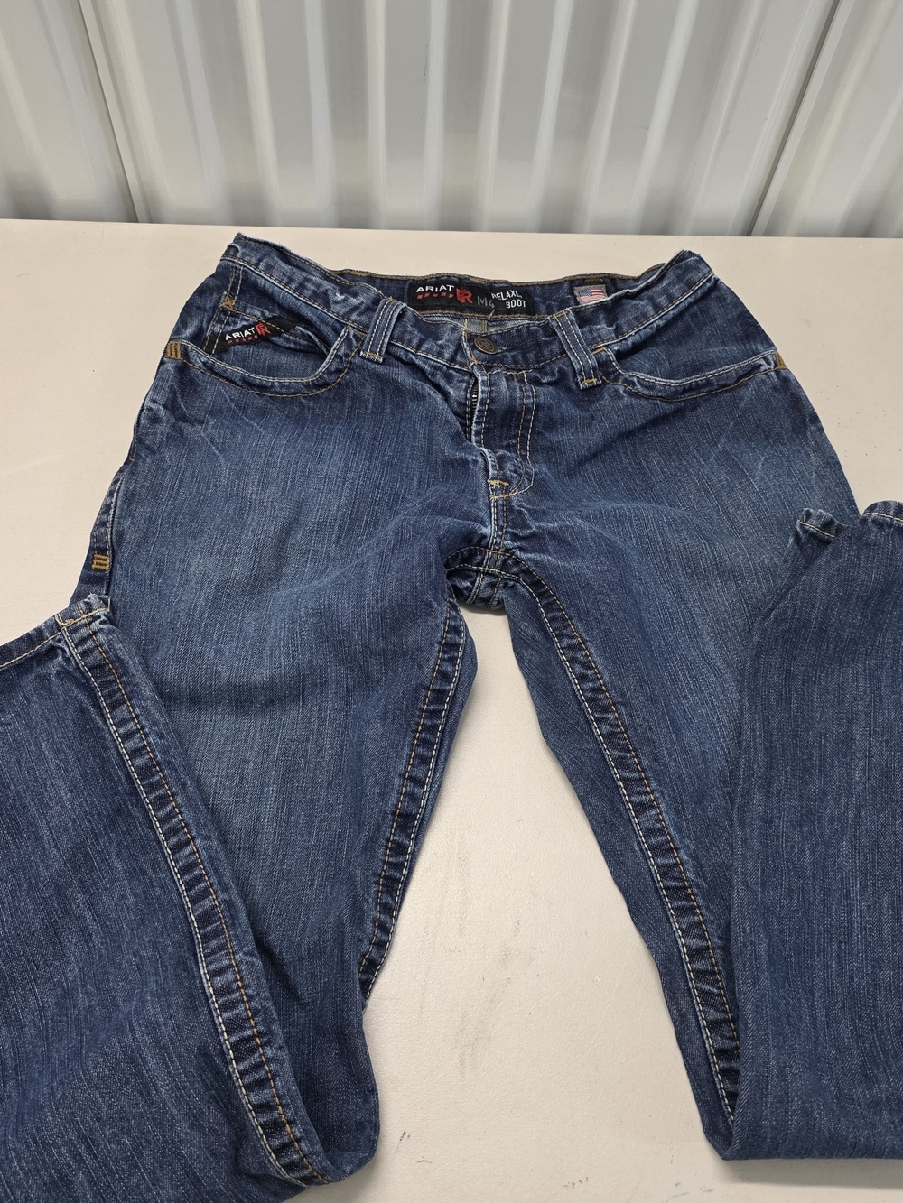 Ariat FR M4 Relaxed Boot Cut Jeans Men's Size 30x34